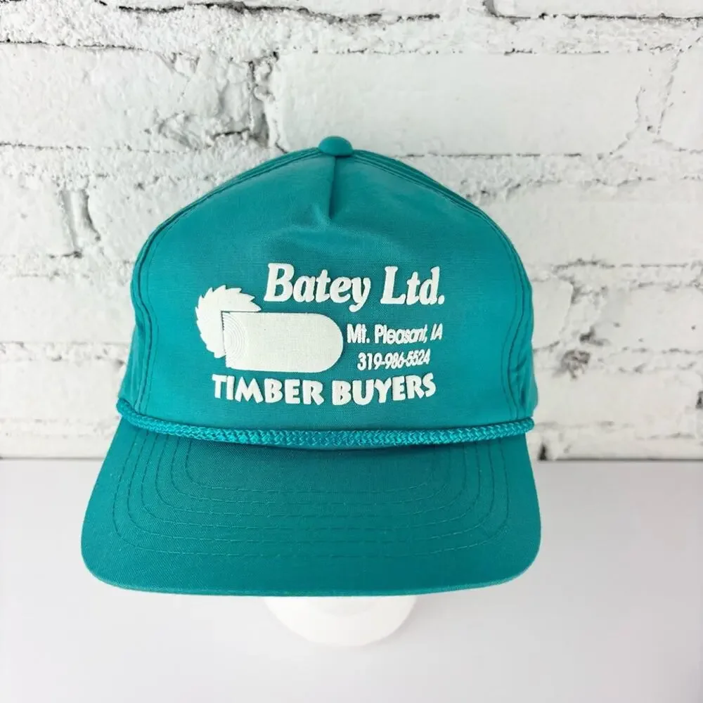 Vintage Batey Ltd. Timber Buyers Snap Back Farmer Hat